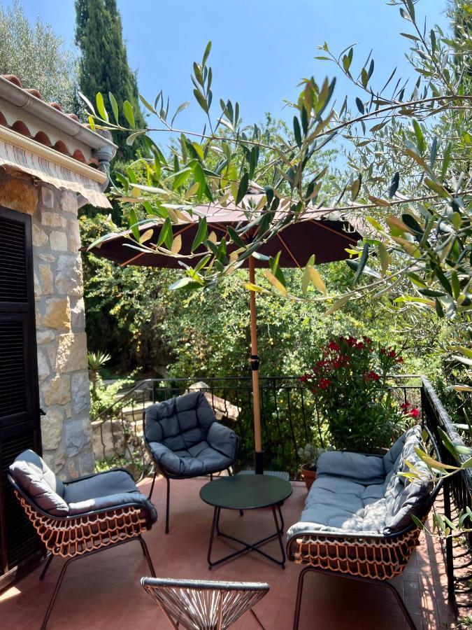 Entre Nice Et Monaco Grande Villa Avec Piscine Privee 12 Personnes Drap Bagian luar foto