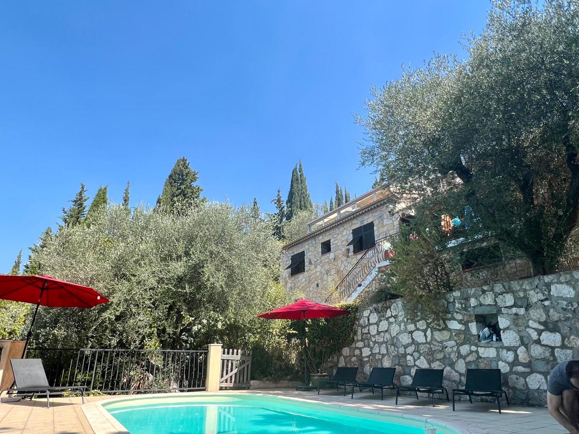 Entre Nice Et Monaco Grande Villa Avec Piscine Privee 12 Personnes Drap Bagian luar foto