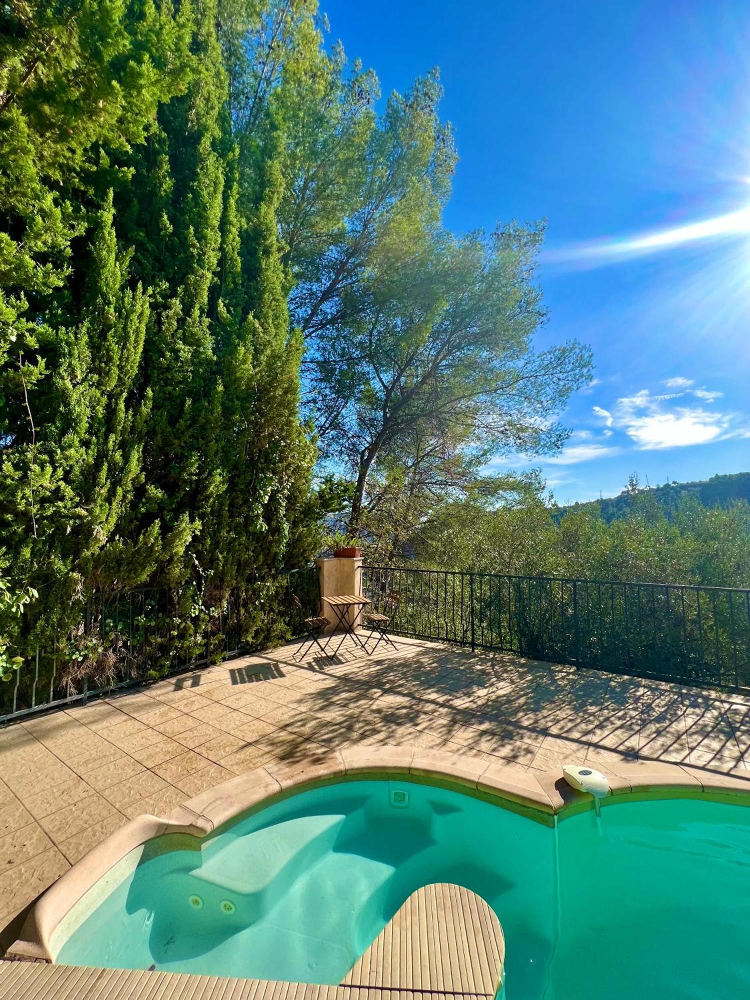Entre Nice Et Monaco Grande Villa Avec Piscine Privee 12 Personnes Drap Bagian luar foto